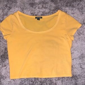 Yellow Crop Top